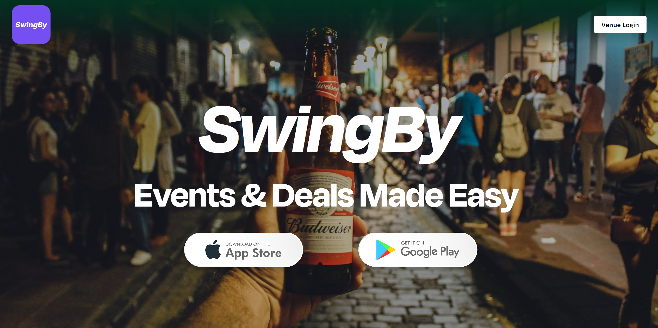 SwingBy website (December 2024)